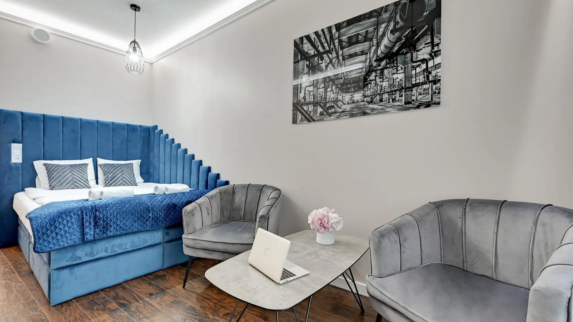 公寓 Awena Blue Sky- Apartament Nad Motlawa Gdansk Centrum